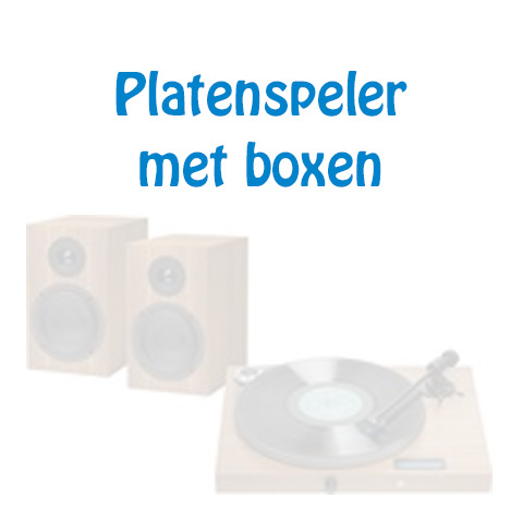 Naar het platenspelers met boxen overzicht.